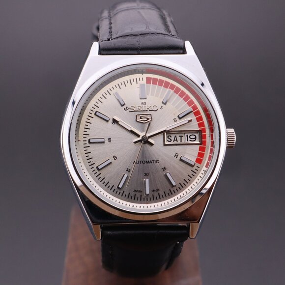 Vintage Seiko 5 Automatic 6309A Japanese Movement 17J D/D Men's Wrist Watch - Picture 3 of 14